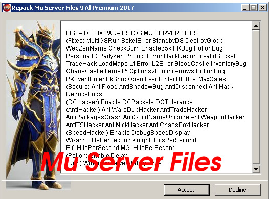 Mu Server Files